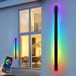 Slary 2PCS 40" Rgbw Led Long Wall Light Black Sconces IP66. Fixed Price $174.00.