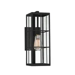 Savoy House Ericson 1-LIGHT 16" Outdoor Wall Lantern, Matte Black 5-1989-BK. Fixed Price $244.00.