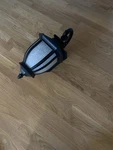 Set Of 2 Kichler 9041 Bk Salisbury Black Outdoor Wall Sconce W/glass Shade. Fixed Price $250.00.