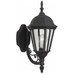 Craftmade Z317-TB Straight Glass Outdoor Wall Light Textured Black. Fixed Price $53.24.