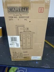 Capital Lighting 935511OZ Mission Hills 14" Outdoor Wall Sconce - Oiled Bronze. Fixed Price $196.99.