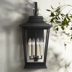 Generation Lighting Warren 25 3/4" Black 4-LIGHT Outdoor Wall. Fixed Price $699.00.