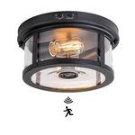 Motion Sensor Outdoor Flush Mount Ceiling Light For Front Porch. Fixed Price $47.60.