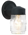 Sea Gull Lighting Model# 8550-02 Outdoor Sconce- Jelly Jar Style. Fixed Price $5.00.