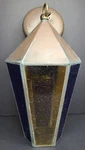 Vntg Stained Glass Copper Imperialist Underwriters Lab Inc Ceiling Light Porch. Fixed Price $179.99.