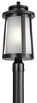 Kichler Harbor Bay 20 1/2" High Black Outdoor Post Light. Fixed Price $254.97.