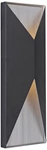 Peak 14"H Black And Aluminum Led Pocket Outdoor Wall Light. Fixed Price $183.00.