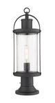 Roundhouse 1-LIGHT Outdoor Pier Mounted Fixture In Black. Fixed Price $310.00.