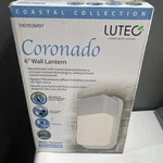 Lutec 6381703331 Coastal Coronado White Outdoor Led Bulkhead Wall Lantern. Fixed Price $22.80.