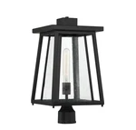 Savoy House 5-2024-BK Denver 1-LIGHT Outdoor Post Lantern In Matte Black (10" W. Fixed Price $334.00.