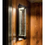 River Path 23" High Textured Black Led Outdoor Wall Light. Fixed Price $419.99.