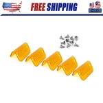 Fits Lund Visor Cab Moon Sun Replacement Light Lenses Amber Orange- 5PCS. Fixed Price $65.00.