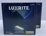 Luxrite LR40312 15W Up Down Wall Sconce White 5CCT 120-277VAC 2-PACK. Fixed Price $35.00.