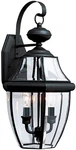 8039-12 2-LIGHT Lancaster Medium Outdoor Wall Lantern, Clear Beveled Glass And. Fixed Price $324.99.