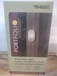 Portfolio Outdoor Deck Wired Light - Matte White Finish #0048583. Fixed Price $13.95.