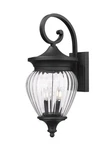 Z-lite 5016B Davina 4 Light 28" Tall Marine Grade Outdoor Wall Black. Fixed Price $426.00.