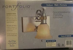 Portfolio Lighting Indoor Wall Fixture Vanity Bar Platinum Polished Brass. Fixed Price $6.99.