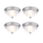 CANARM-IFM211TBN-4 Flush Mount, Ceiling Light Fixtures Brushed Nickle-set Of. Fixed Price $49.99.