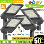 300W Led Parking Lot 5000K With Adjustable Slip Fit Mount Security Lights. Fixed Price $359.01.
