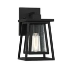 Savoy House 5-2020-BK Denver 1-LIGHT Outdoor Wall Lantern Matte Black Finish. Fixed Price $256.00.