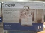 Progress Lighting Canton Heights 12.75" Stainless Steel Outdoor Wall Lantern. Fixed Price $39.92.