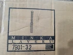 Minka Lavery Direct Burial Post 7901-32 102.5" Spanish Crackle. Fixed Price $65.00.