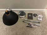 Hinkley Foundry Dome 10584TK Shade & Pendant- Black Adjustable Height. Fixed Price $99.00.