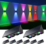 8 Pack Rgb Solar Wall Lights - Color Changing Led Outdoor Waterproof Lamps. Fixed Price $117.99.