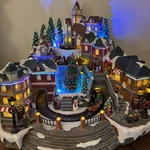 Costco Christmas Led Light-up Musical Village Motion Does Not Work Read. Fixed Price $92.00.