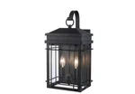Monteaux Bel Air 17 In. 2-LIGHT Black Outdoor Wall Fixture W/ Clear Glass. Fixed Price $88.00.