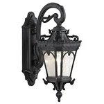 Kichler 9356 Tournai Light 18" Tall Outdoor Wall Sconce - Black. Fixed Price $569.99.