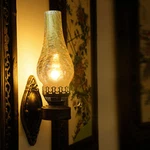 Iron Glass Lamp Industrial Wall Sconce Soft Retro Loft Lighting Fixture. Fixed Price $43.35.