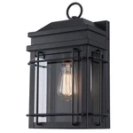 Monteaux Lighting Bel Air 14" Black Outdoor Pocket Wall With Clear Glass. Fixed Price $37.33.