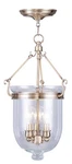 Livex Lighting 5063 Brass Jefferson 3-LIGHT Mini Pendant. Fixed Price $349.96.