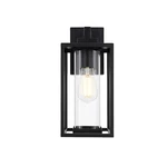 Elegant Lighting Memphis Outdoor Sconce, Black/clear - OD310W14BK. Fixed Price $106.00.