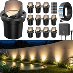 All-in-low Voltage Landscape Lighting 12W Well Lights IP67 Outdoor In-ground .... Fixed Price $252.52.