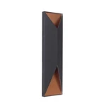 Craftmade Outdoor Peak Large Pocket Sconce, Black/brass Z3422-TBSB-LED. Fixed Price $174.80.
