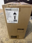Kichler 1-LIGHT Outdoor Post Lantern In Textured Black With Clear Glass. Fixed Price $45.00.