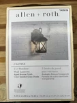 Allen And Roth Castine Wall Lanterns Bronze Finish Clear Seeded Glass Shade Set. Fixed Price $42.50.