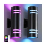 Kizon Smart Porch Lights 2 Pack, Modern Dusk To Dawn Outdoor Wall Colo.... Fixed Price $152.54.