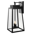 Hampton Bay Corbin 20" Modern 2-LIGHT Black Wall Lantern W2205-31-7. Fixed Price $24.99.