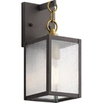 Kichler Lahden 16.75" Outdoor Wall Light, Seeded Glass, Zinc - 59006WZC. Fixed Price $199.99.