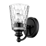 Acclaim Lighting Mae 1 Sconce, Matte Black - IN40020BK. Fixed Price $80.00.