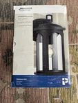 Progress Lighting Faywood 1-LIGHT 14 In. Matte Black Outdoor Wall Lantern. Fixed Price $70.00.