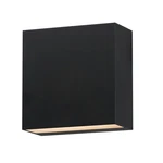 Black Led Outdoor Wall Sconce From The Cubed Collection. Fixed Price $138.00.