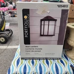 Portfolio Wall Mount Lantern Outdoor 0254813. Fixed Price $15.00.