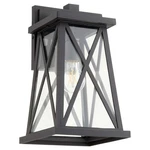 Quorum International 725-14 Artesno 14" Tall Outdoor Wall Sconce Black. Fixed Price $124.00.