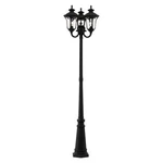 Livex Oxford 3 Outdoor Post Light, Textured Black 7866-14. Fixed Price $849.96.