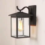 Lnc A03274 Matte Black Outdoor Sconce Entryway Porch Patio 1-LIGHT Glass Shade. Fixed Price $49.49.