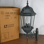 Livex Lighting Hamilton 3-LIGHT Outdoor Wall Lantern Model 7566-06 Green Black. Fixed Price $69.95.